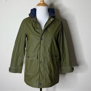 Zara Girls Olive Green Raincoat